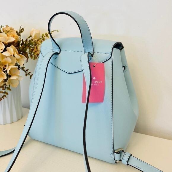 Kate spade Lizzie Medium Flap Backpack frosty sky - Picture 4 of 11